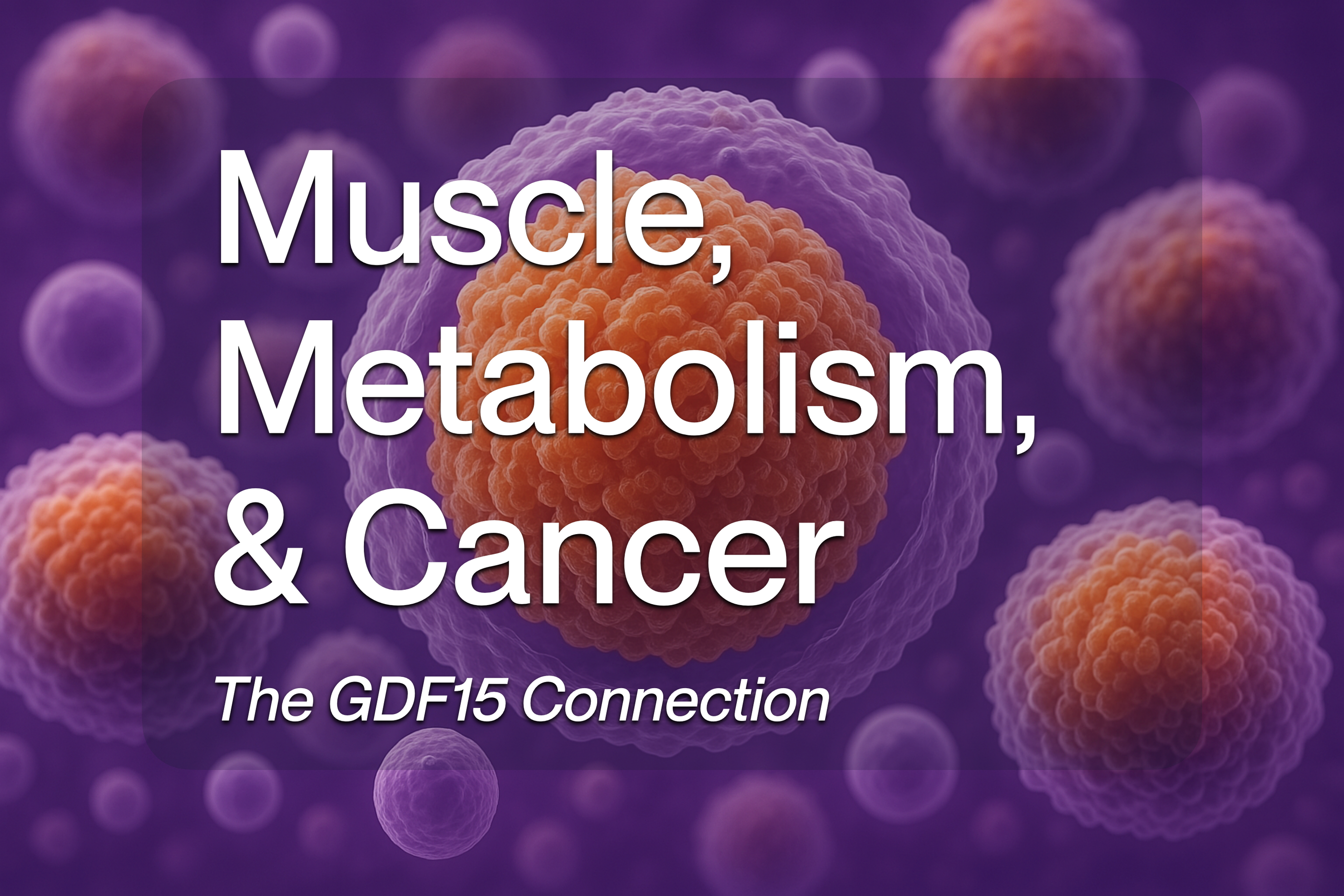 At the Crossroads of Metabolic and Cancer Therapeutics — GDF15