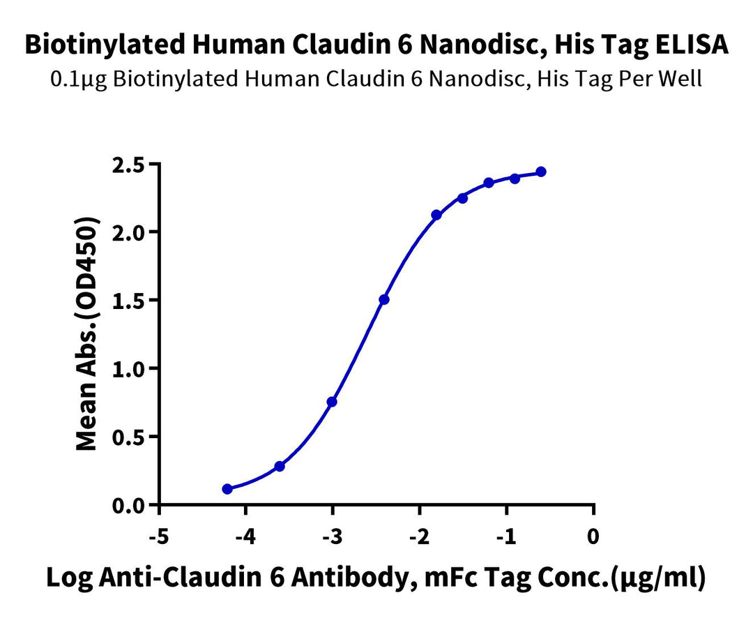 Biotinylated Human Claudin 6 Protein-Nanodisc (CLD-HM16NB)