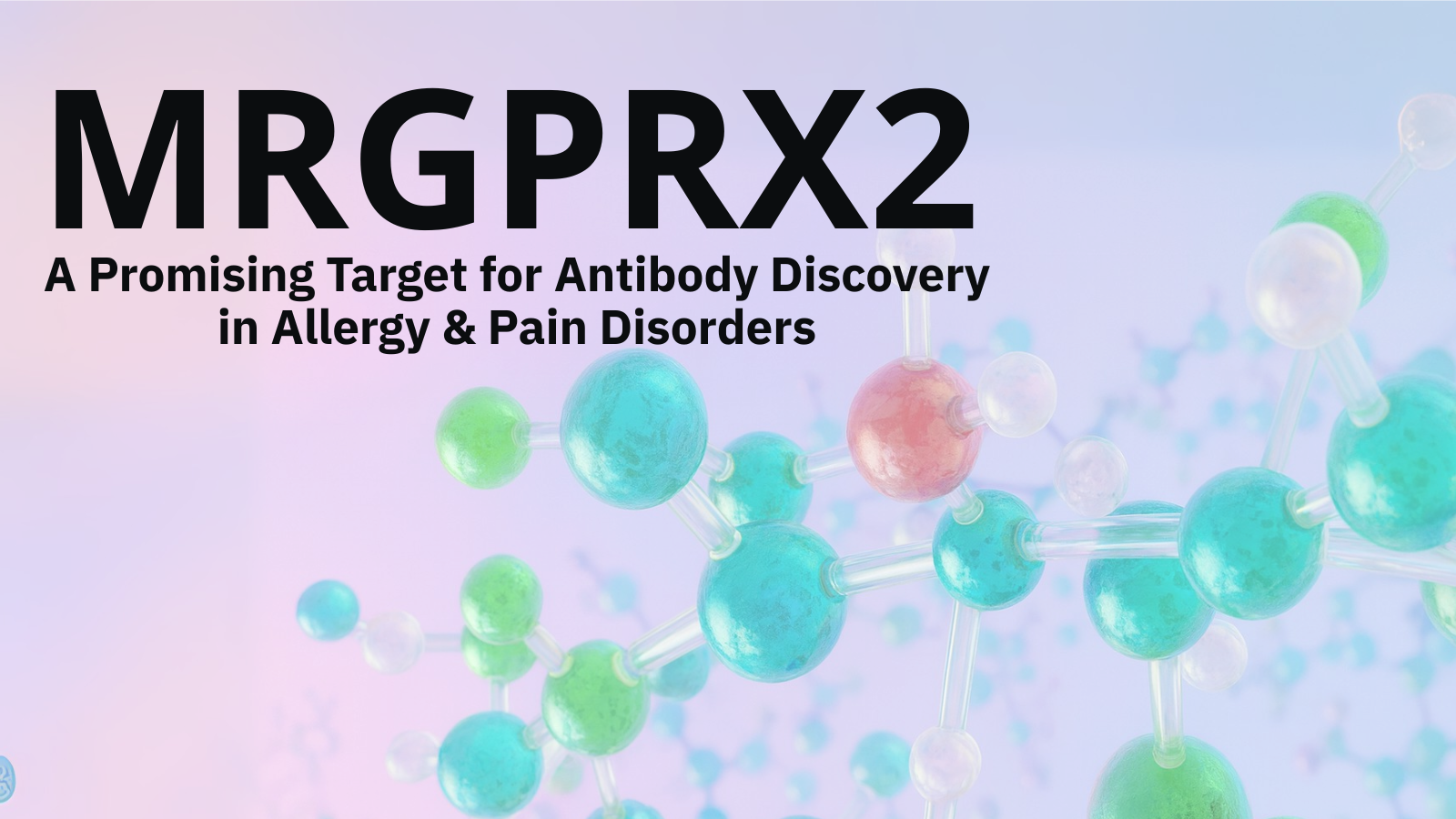 MRGPRX2: A Promising Target for Antibody Discovery in Allergy and Pain Disorders