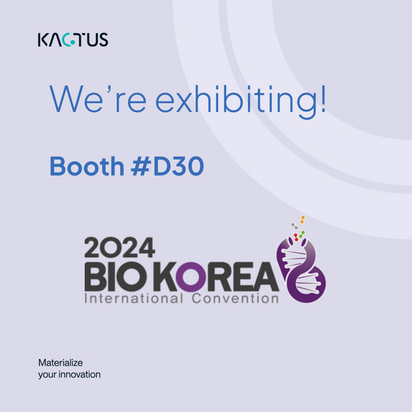 Visit KACTUS at BIO KOREA 2024 in Seoul!