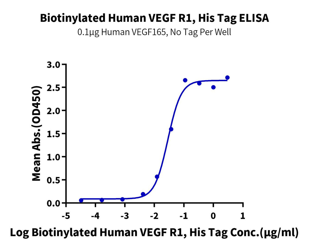 Biotinylated Human VEGF R1/FLT-1 Protein (VGF-HM4R1B)