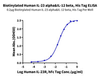 Biotinylated Human IL-23 alpha&IL-12 beta Protein, Ultra Low Endotoxin (IL2-HM4ABB-UL)