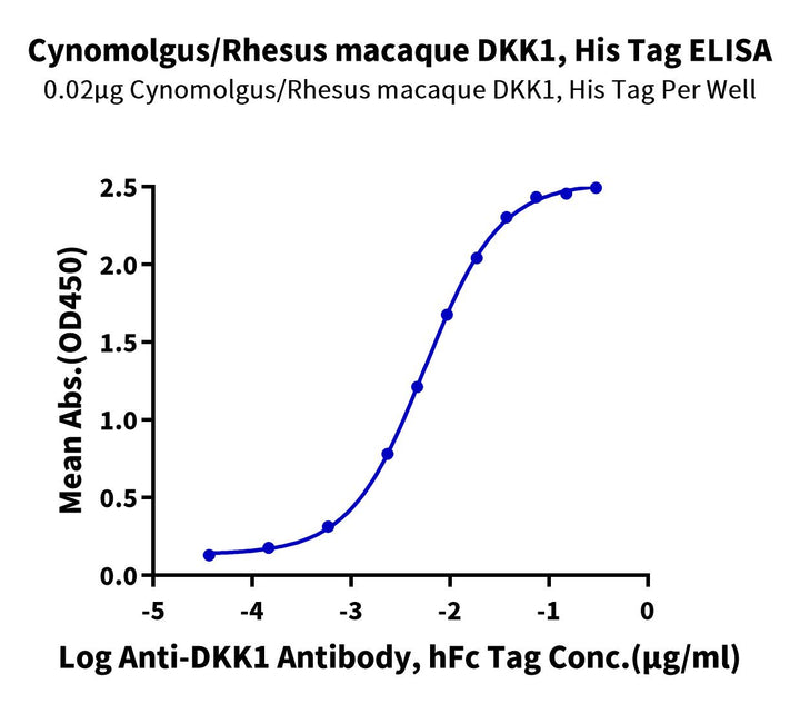 Cynomolgus/Rhesus macaque DKK1 Protein (DKK-CM101)