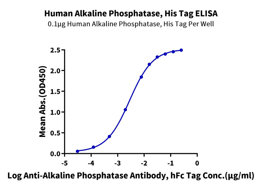 Human Alkaline Phosphatase (Placental type) /ALPP Protein, Ultra Low Endotoxin (APE-HM102-UL)