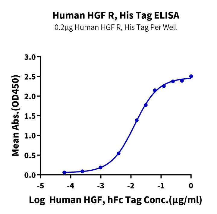 Human HGF R/c-MET Protein (MET-HM401)