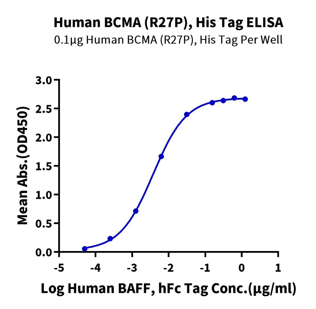 Human BCMA/TNFRSF17 (R27P) Protein (BCM-HM1D4)