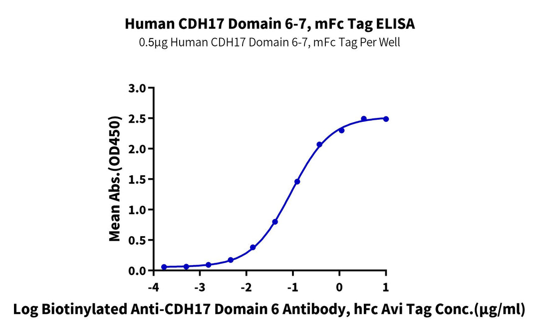 Human CDH17/Cadherin 17 Domain 6-7 Protein (CDH-HM3D2)