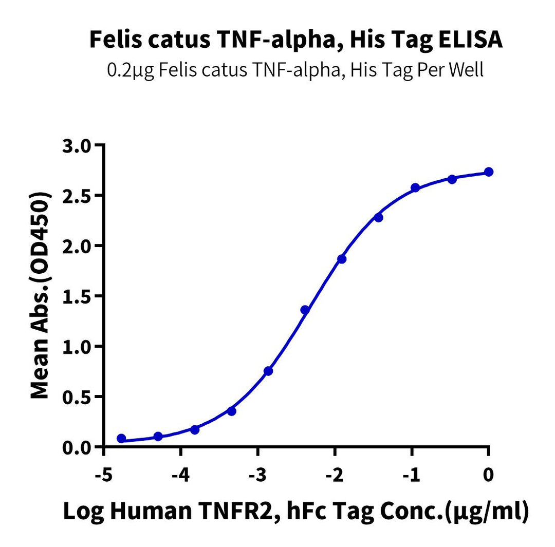 Felis catus TNF alpha-Protein (active trimer) (TNF-FM10A)