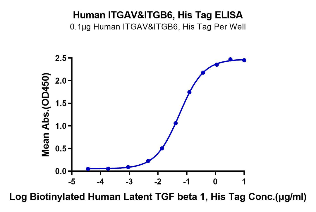 Human Integrin alpha V beta 6 (ITGAV&ITGB6) Heterodimer Protein (ITG-HM4V6)