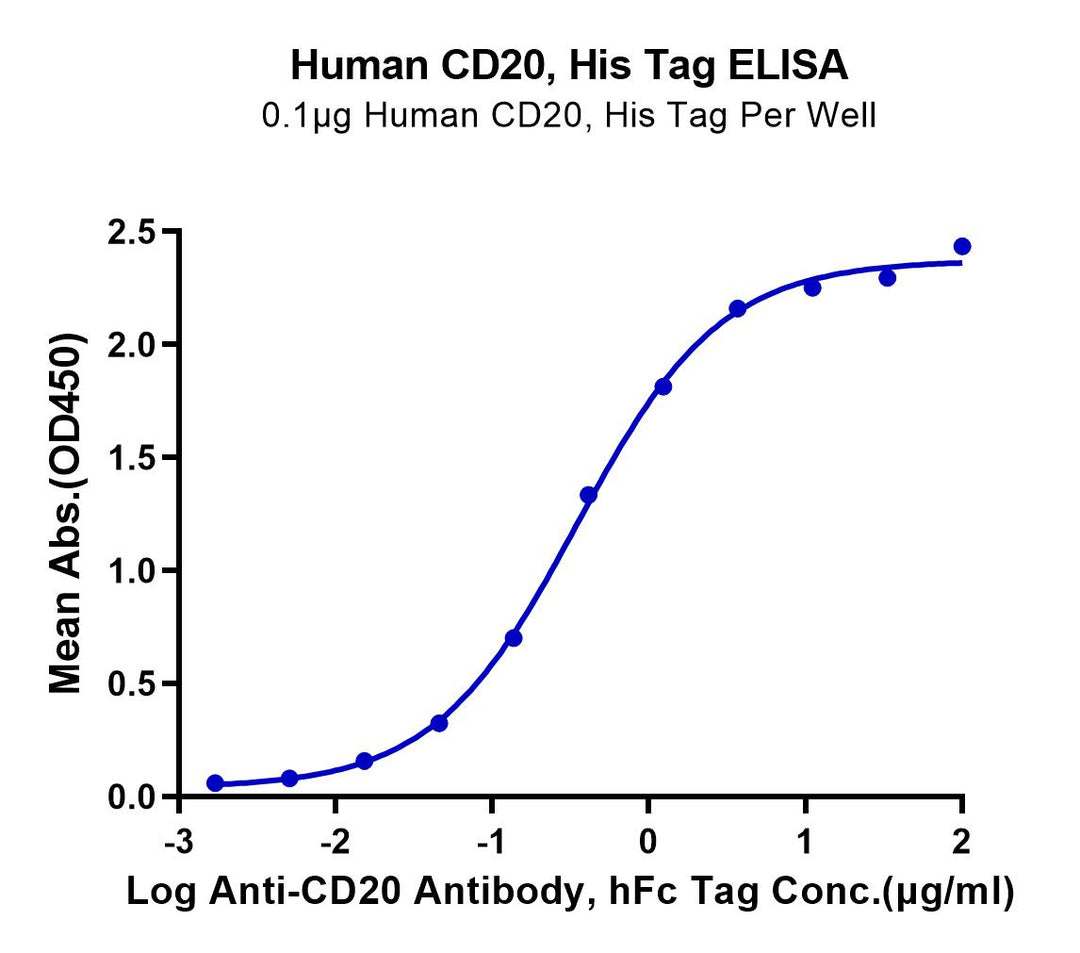 Human CD20/MS4A1 Protein (CD2-HE120)