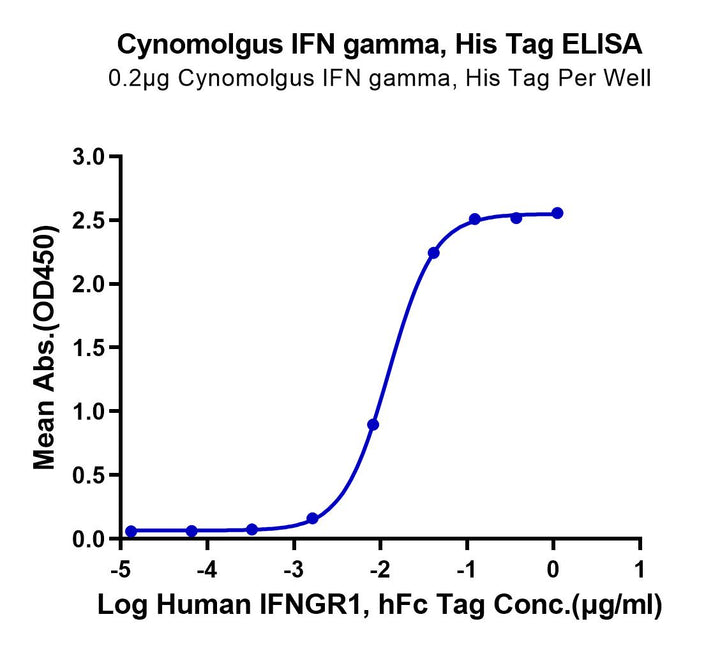 Cynomolgus IFN gamma/IFNG Protein (IFN-CM10G)