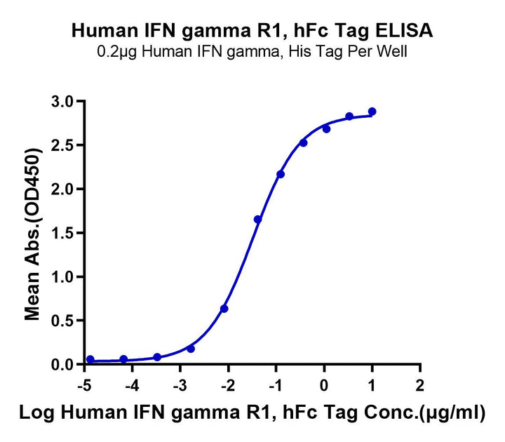 Human IFN gamma R1/IFNGR1 Protein (IFN-HM2GR)